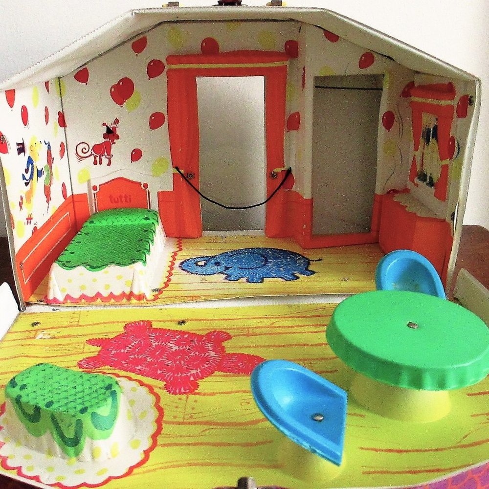 Groovy Vintage Mattel Tutti's Playhouse (c)1965 Dopamine - Picture 2 of 14